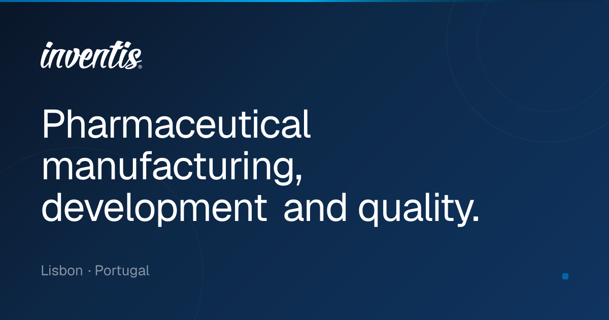 Inventis. Pharmaceutical Development & Manufacturing